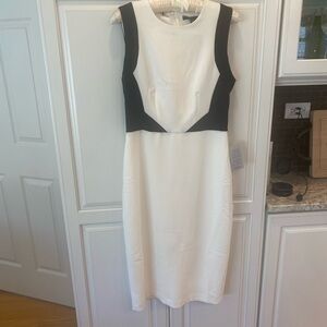 Maggy London purchased at Nordstrom Black and White Midi Dress